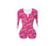 Print Bodysuit Bodycon Nightwear Onesie Shorts